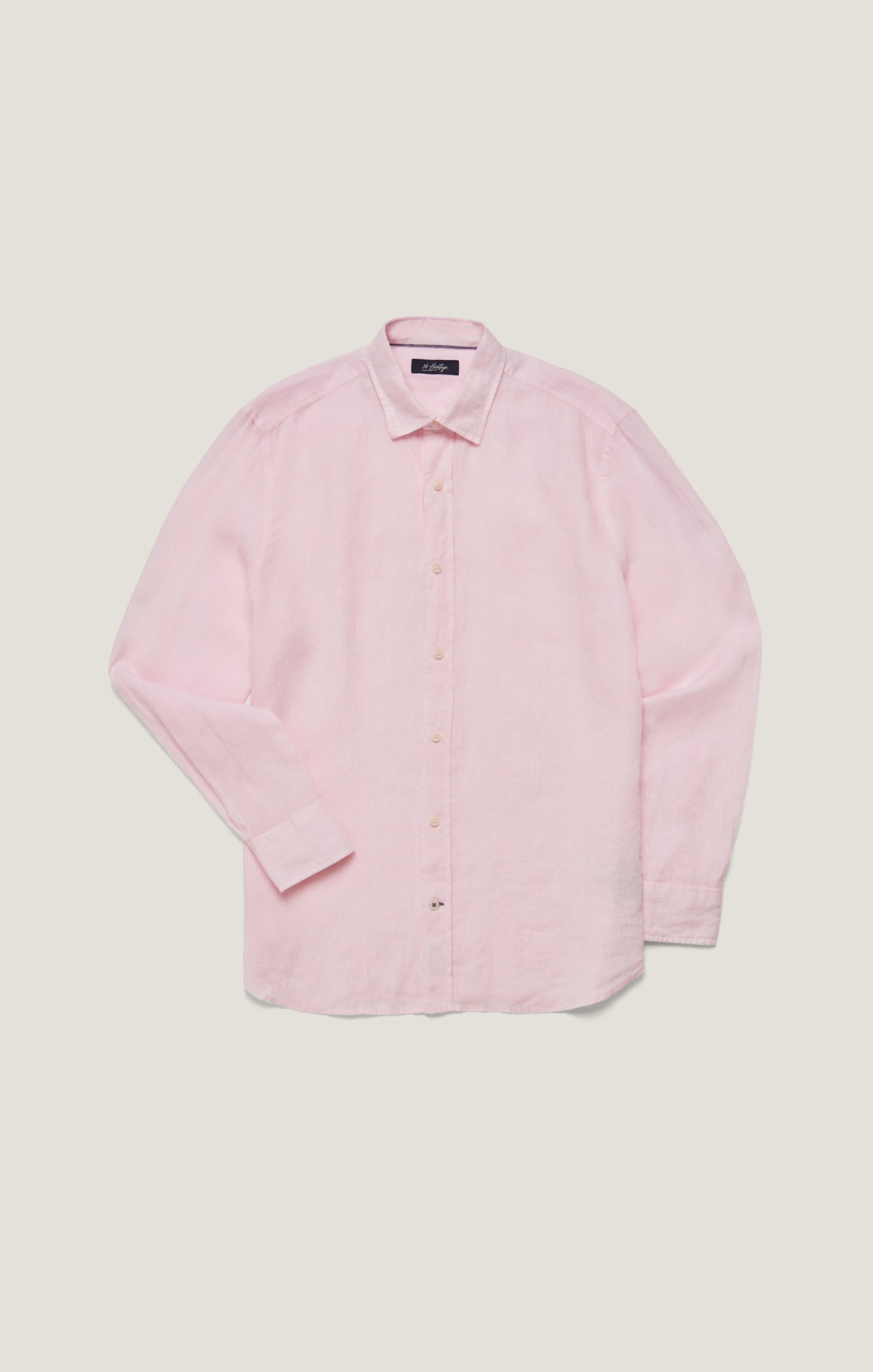 新品T. japan chambray shirtピンク 34 Heritage Men's Linen Chambray Shirt in Pink