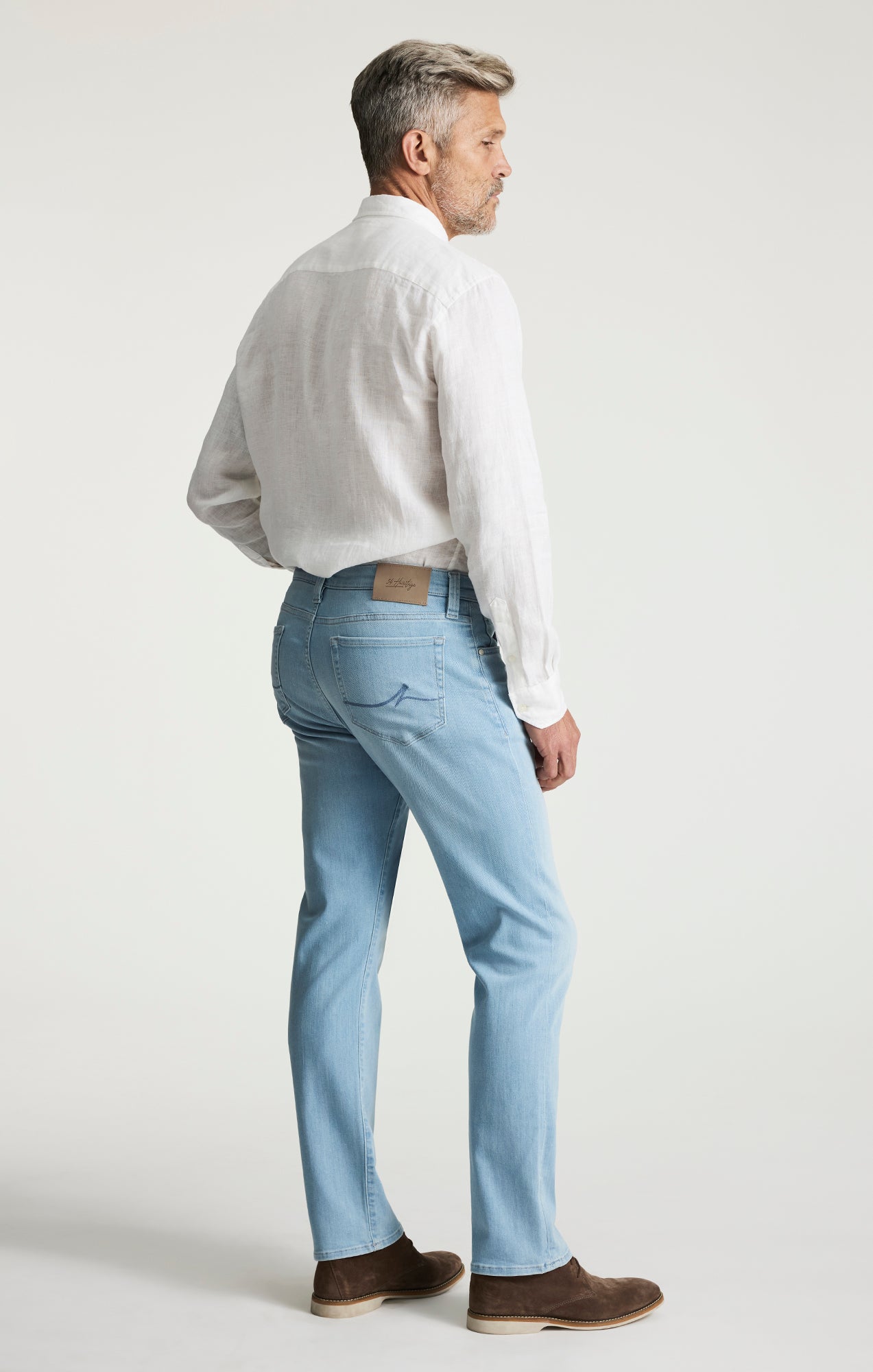 Courage Straight Leg Jeans In Bleached Urban