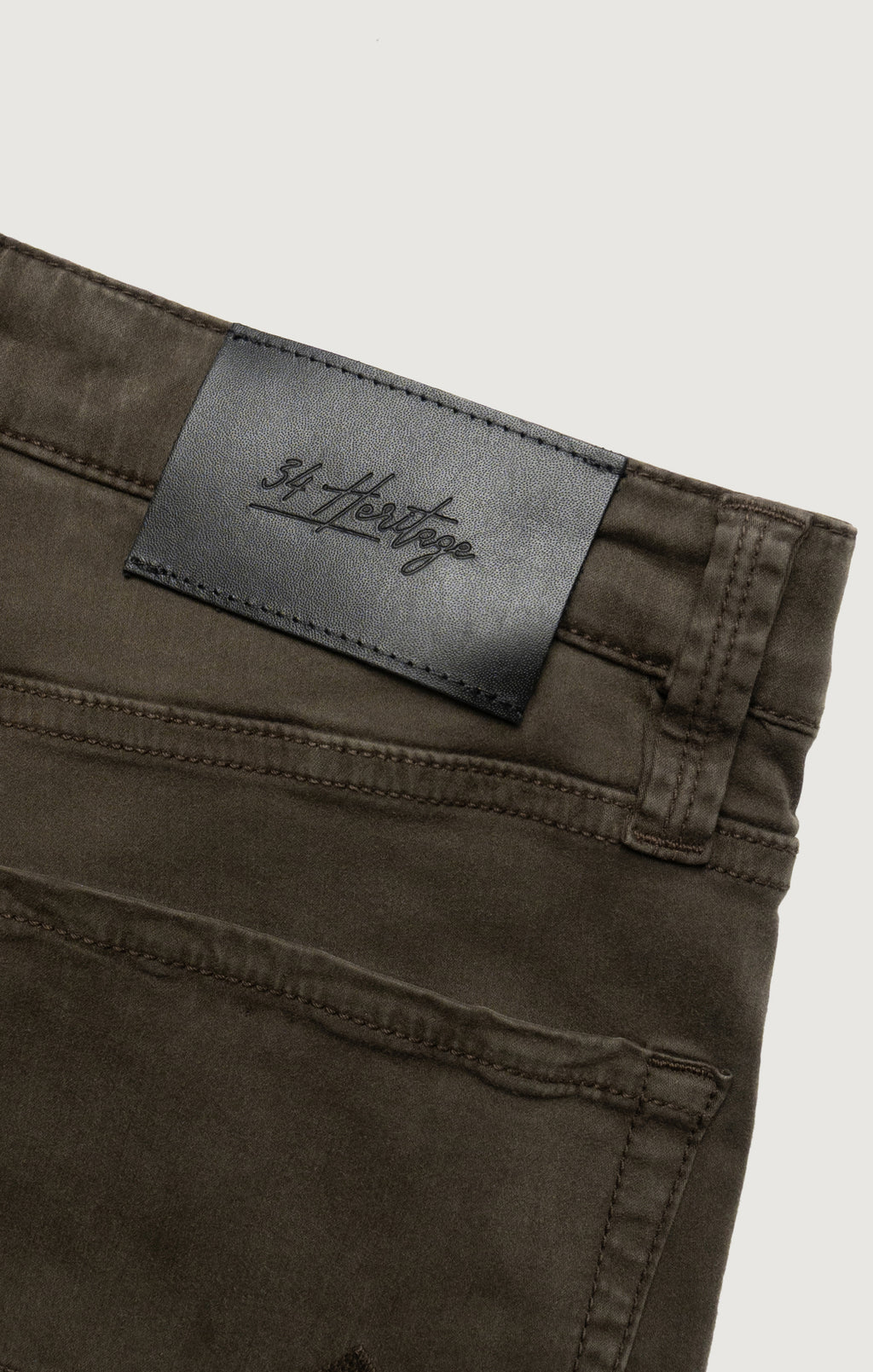 Courage Straight Leg Pants in Green Cactus Twill