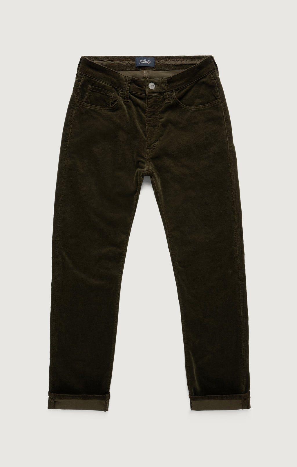 Charisma Relaxed Straight Pants in Fern Cord