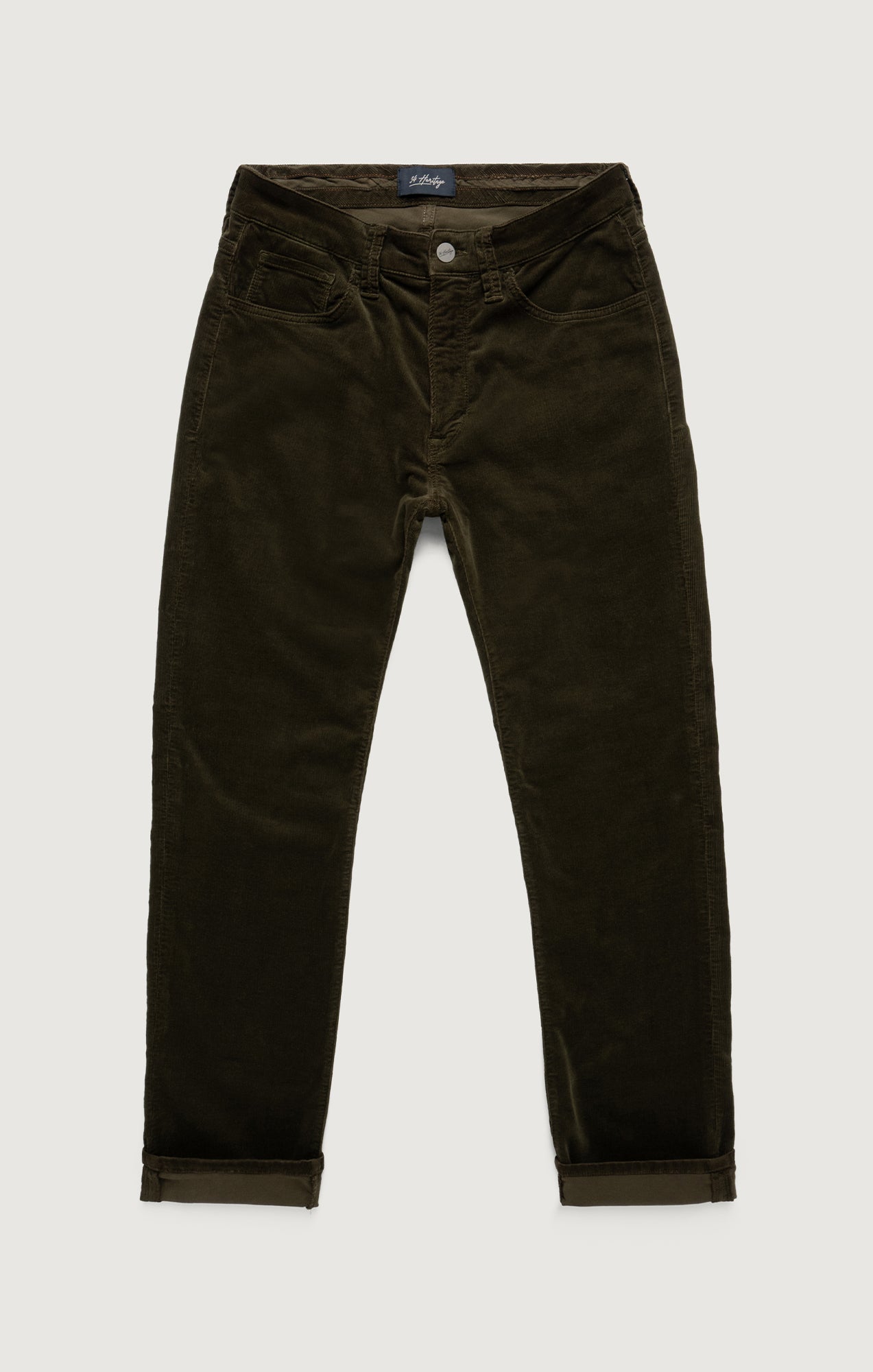 Charisma Relaxed Straight Pants in Fern Cord