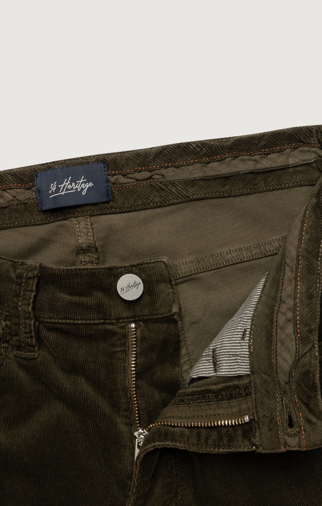 Charisma Relaxed Straight Pants in Fern Cord