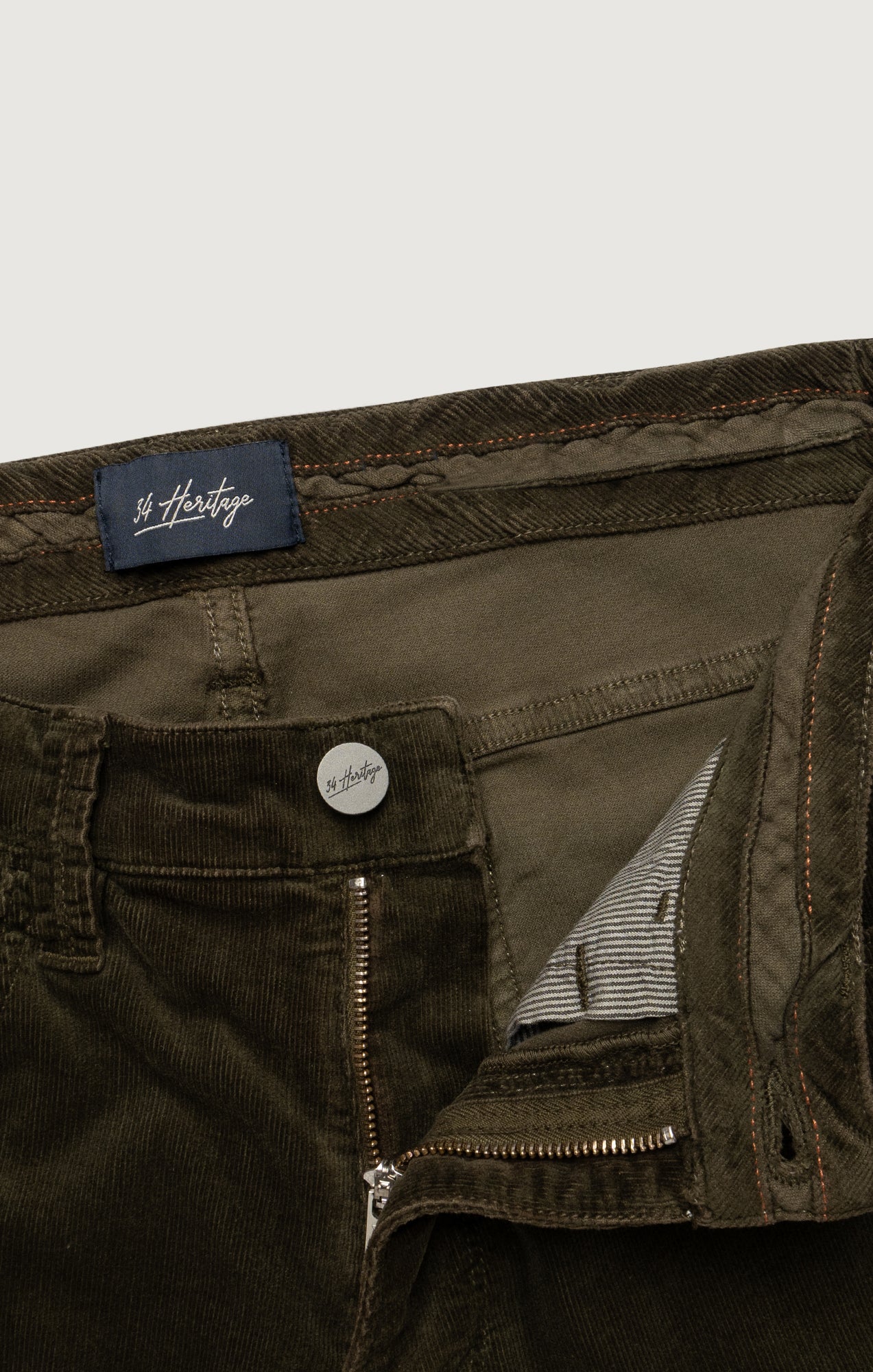Charisma Relaxed Straight Pants in Fern Cord