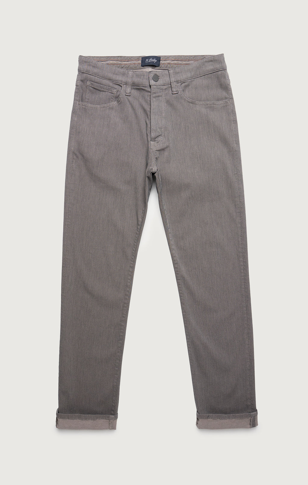 Charisma Relaxed Straight Pants in Dove Grey Diagonal