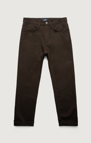 Charisma Relaxed Straight Commuter Pants in Brown