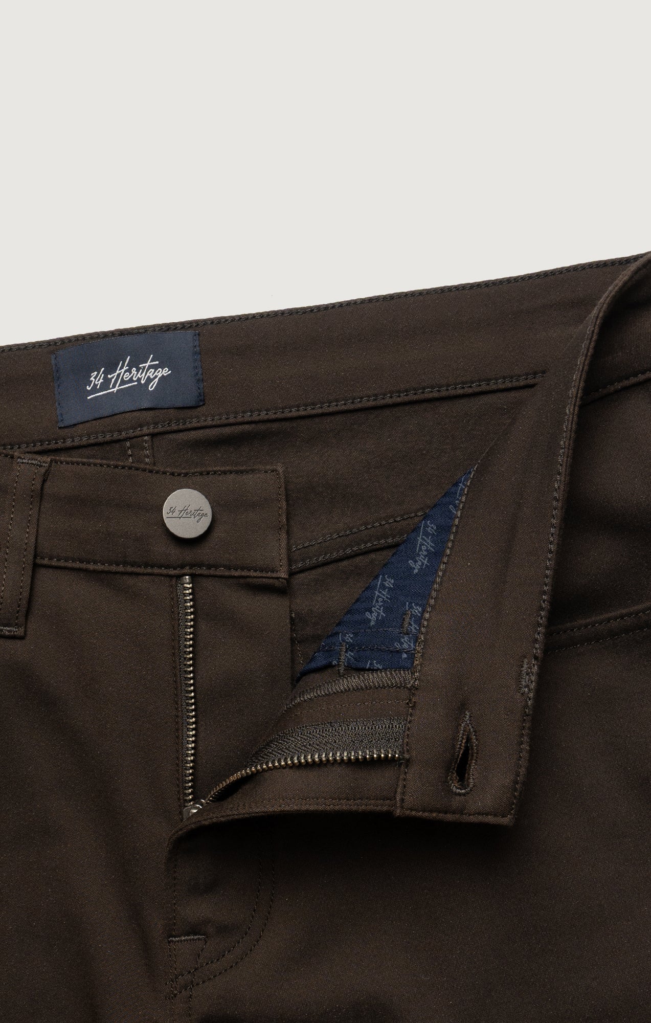 Charisma Relaxed Straight Commuter Pants in Brown