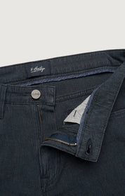 Courage Straight Leg Pants in Navy Herringbone