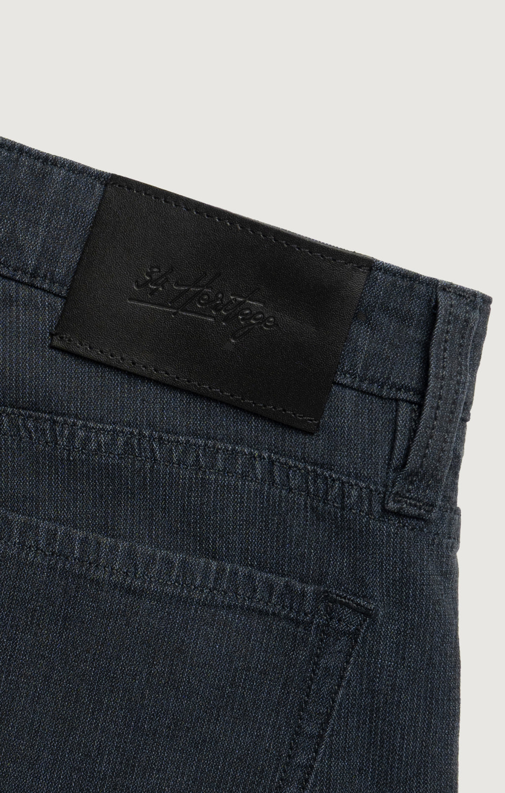 Courage Straight Leg Pants in Navy Herringbone