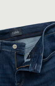 Courage Straight Leg Jeans in Indigo Brushed Organic Ultra