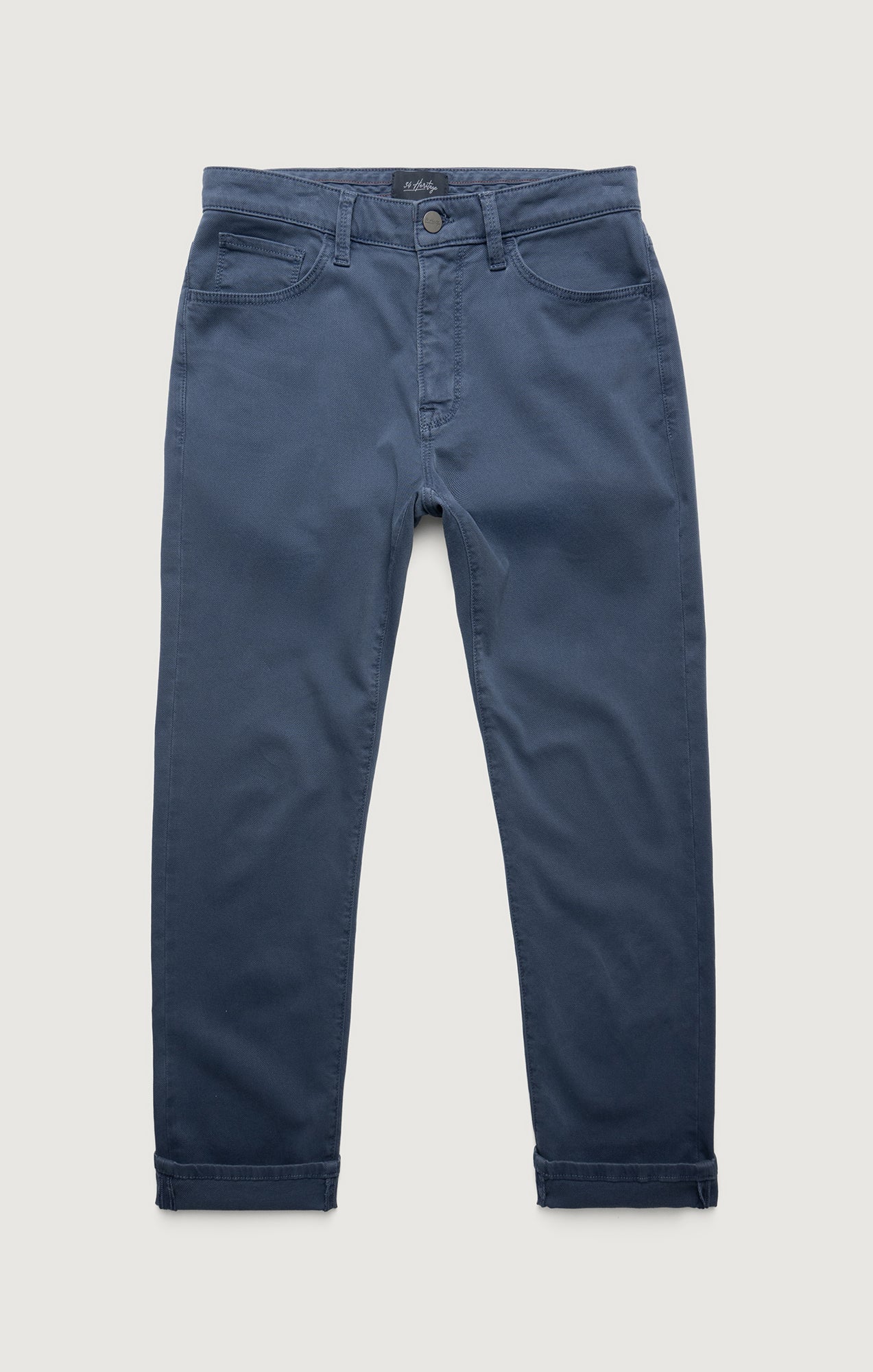 Charisma Relaxed Straight Pants in Blue Honeycomb