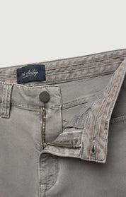 Charisma Relaxed Straight Pants in Grey Honeycomb