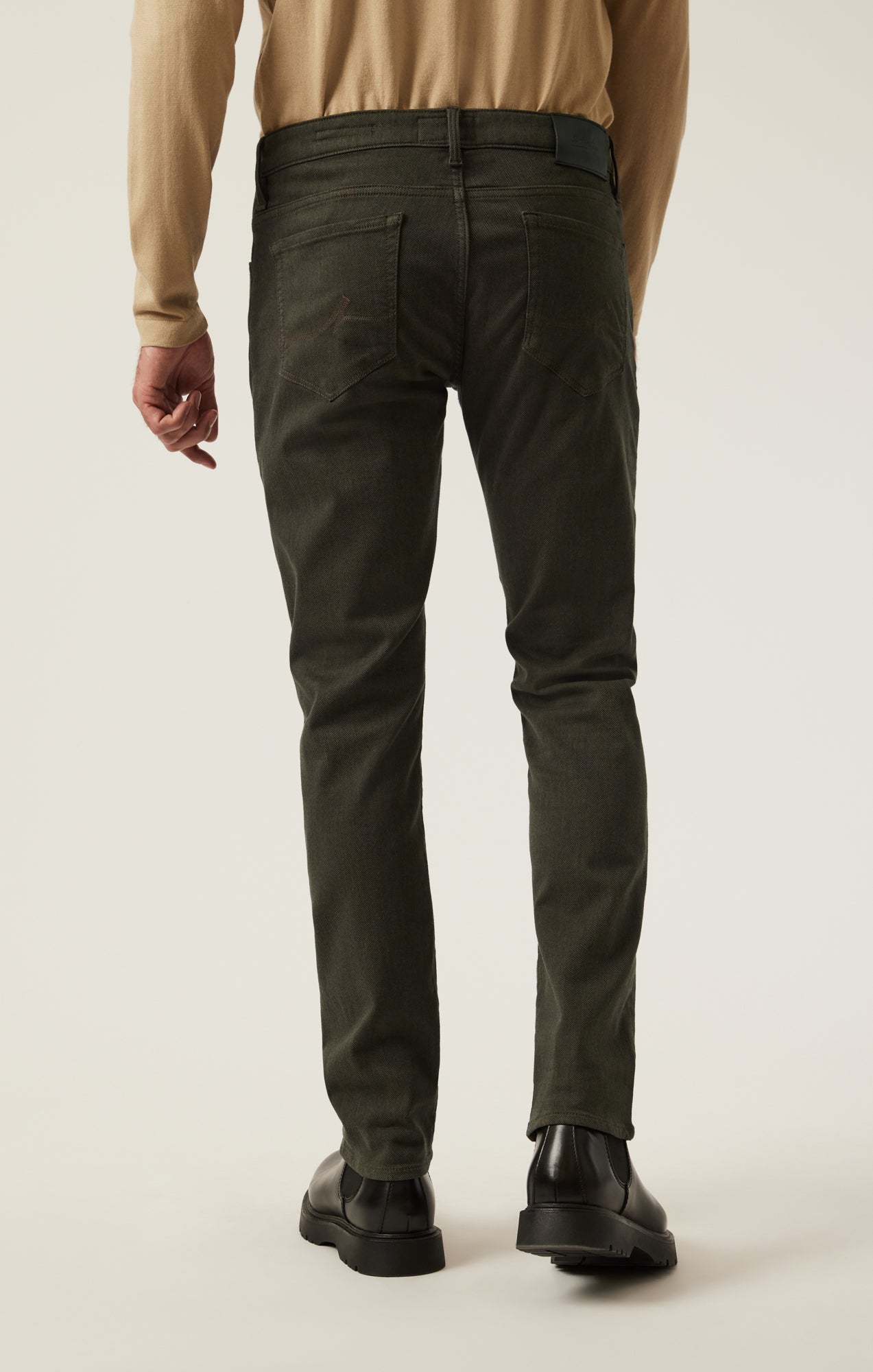34 Heritage Men's Courage Straight Leg Pants in Rifle Green Diagonal
