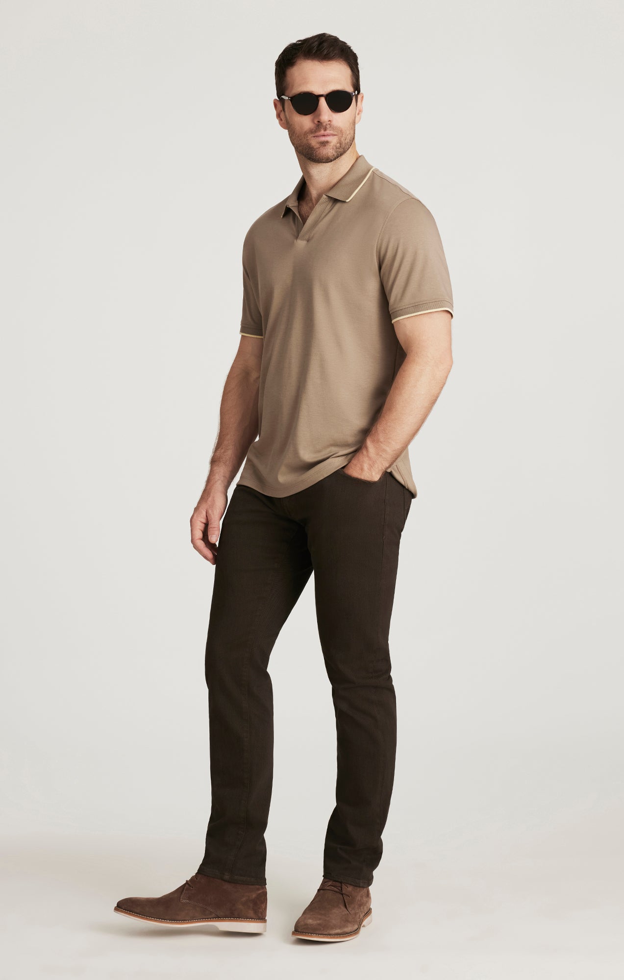 Riviera Polo Shirt in Brindle