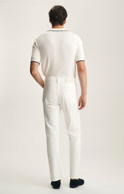 Charisma Relaxed Straight Pants In White Urban