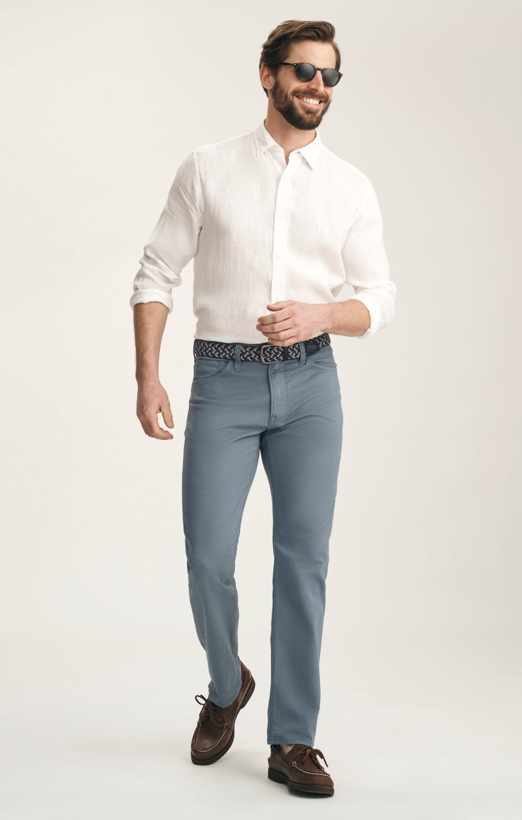 Courage Straight Leg Pants In Vintage Indigo Coolmax