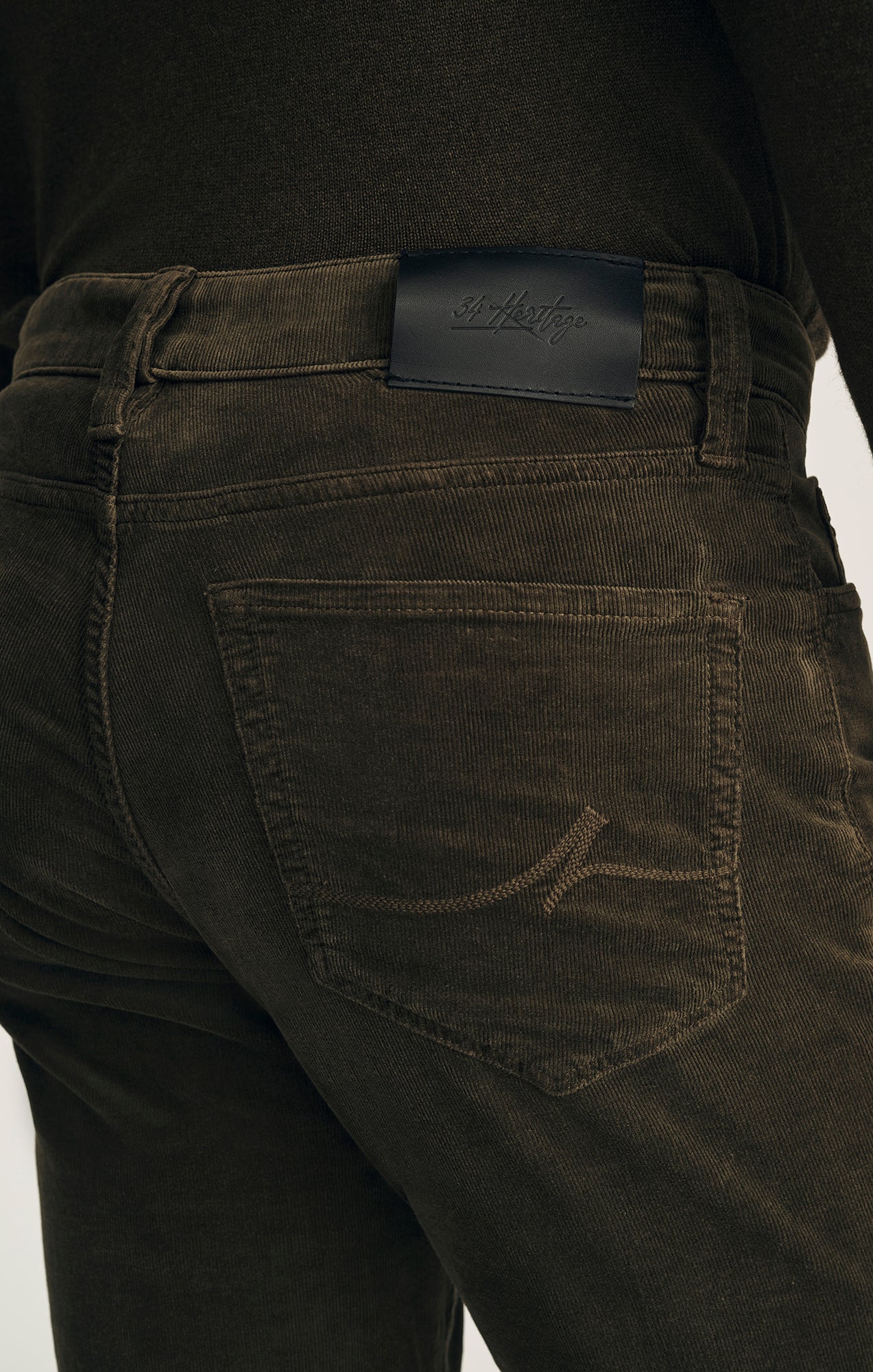 Charisma Relaxed Straight Pants in Fern Cord