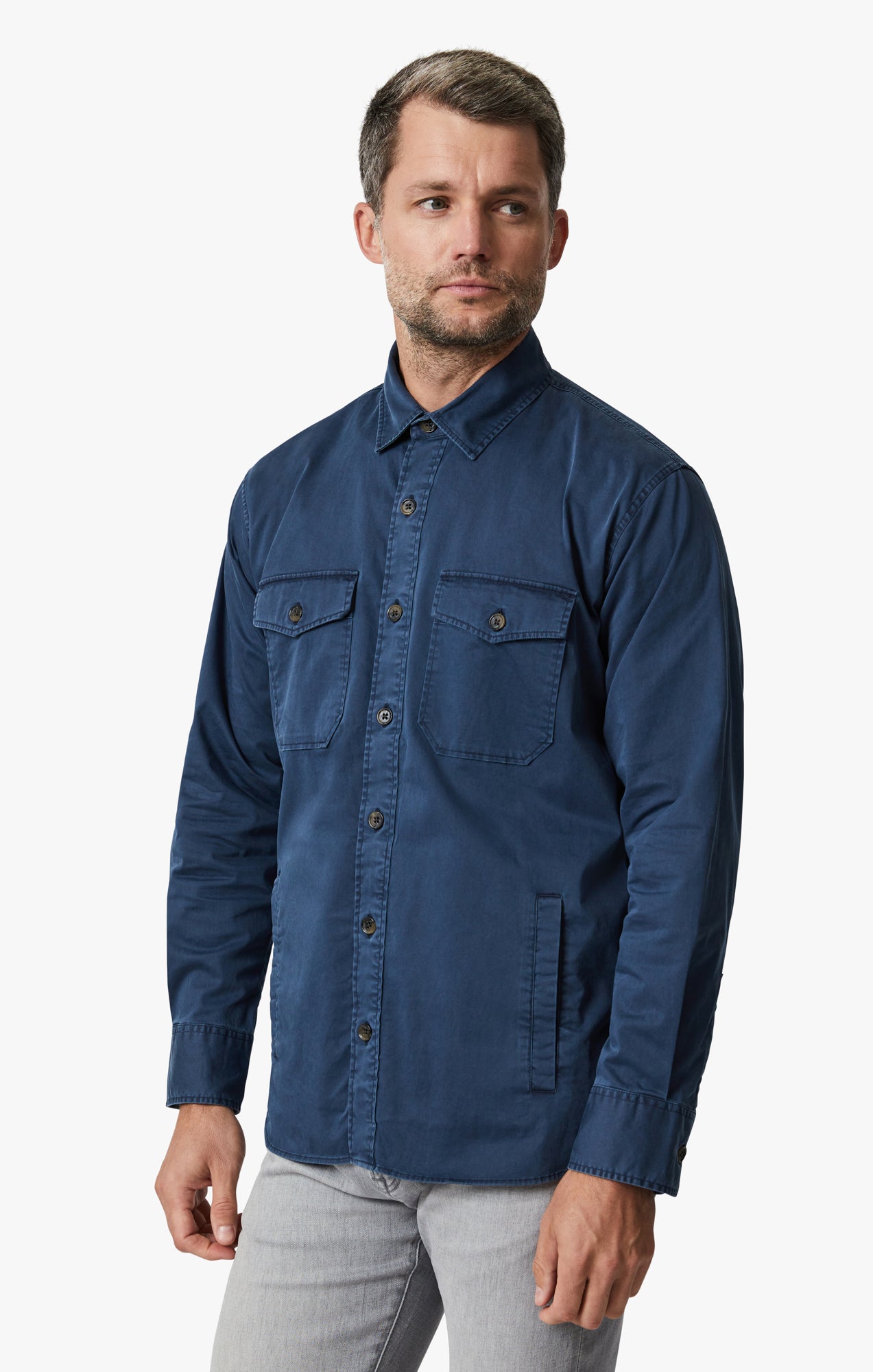 Overshirt In Dark Blue