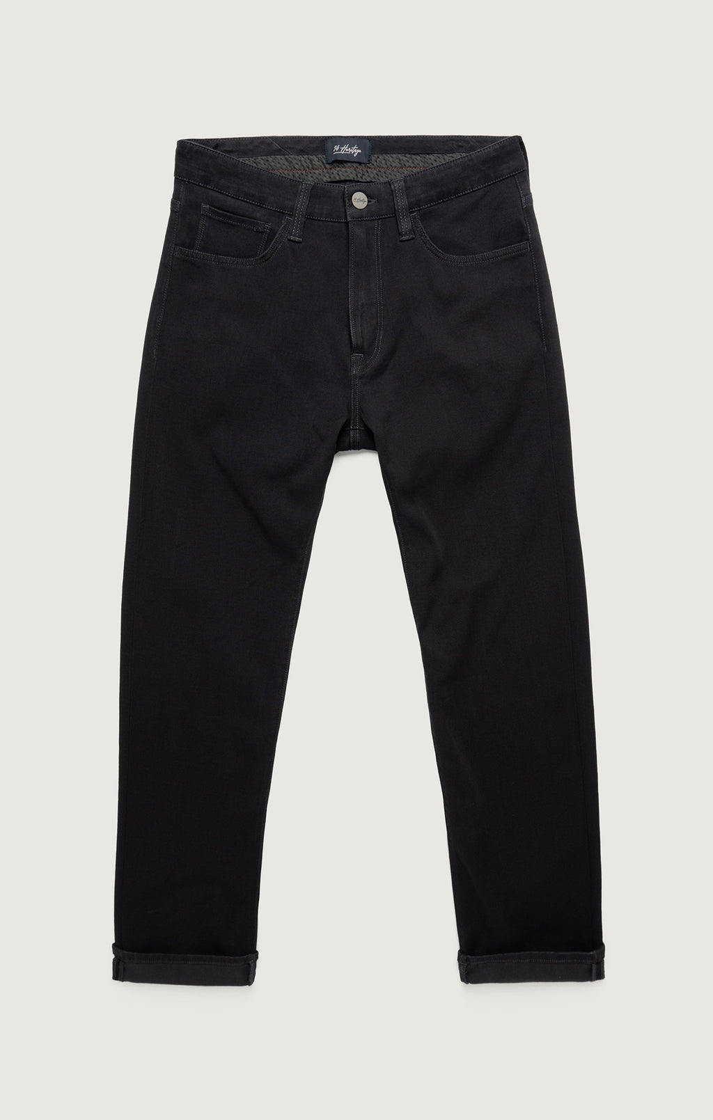 Charisma Relaxed Straight Pants in Dark Grey Cloud Luxe