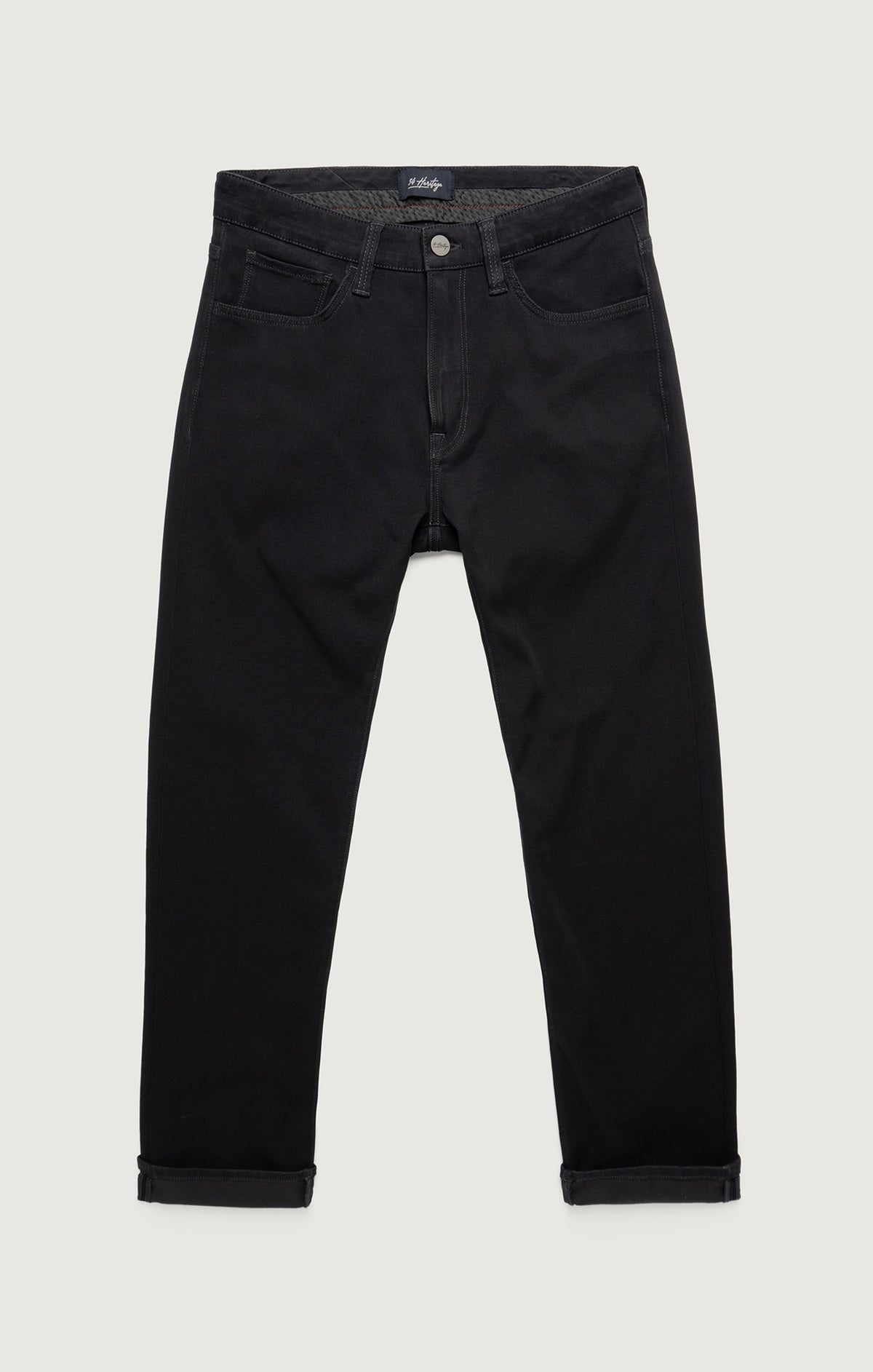 Charisma Relaxed Straight Pants in Dark Grey Cloud Luxe