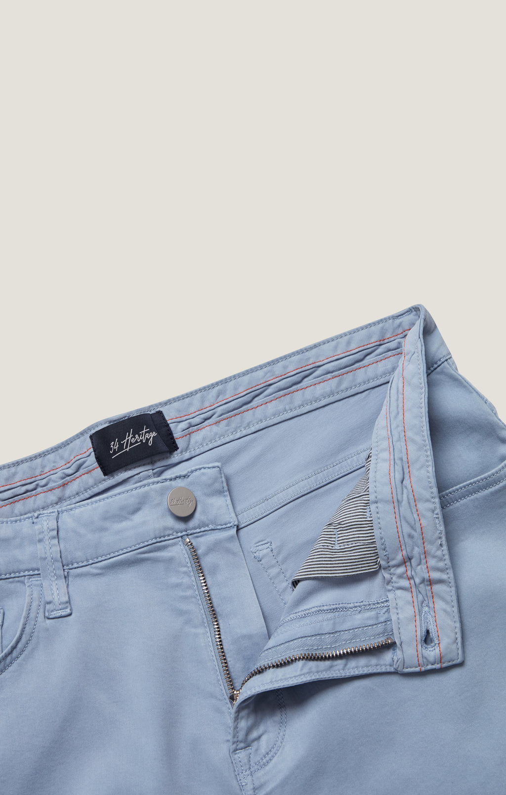 Charisma Relaxed Straight Pants in Sky Twill