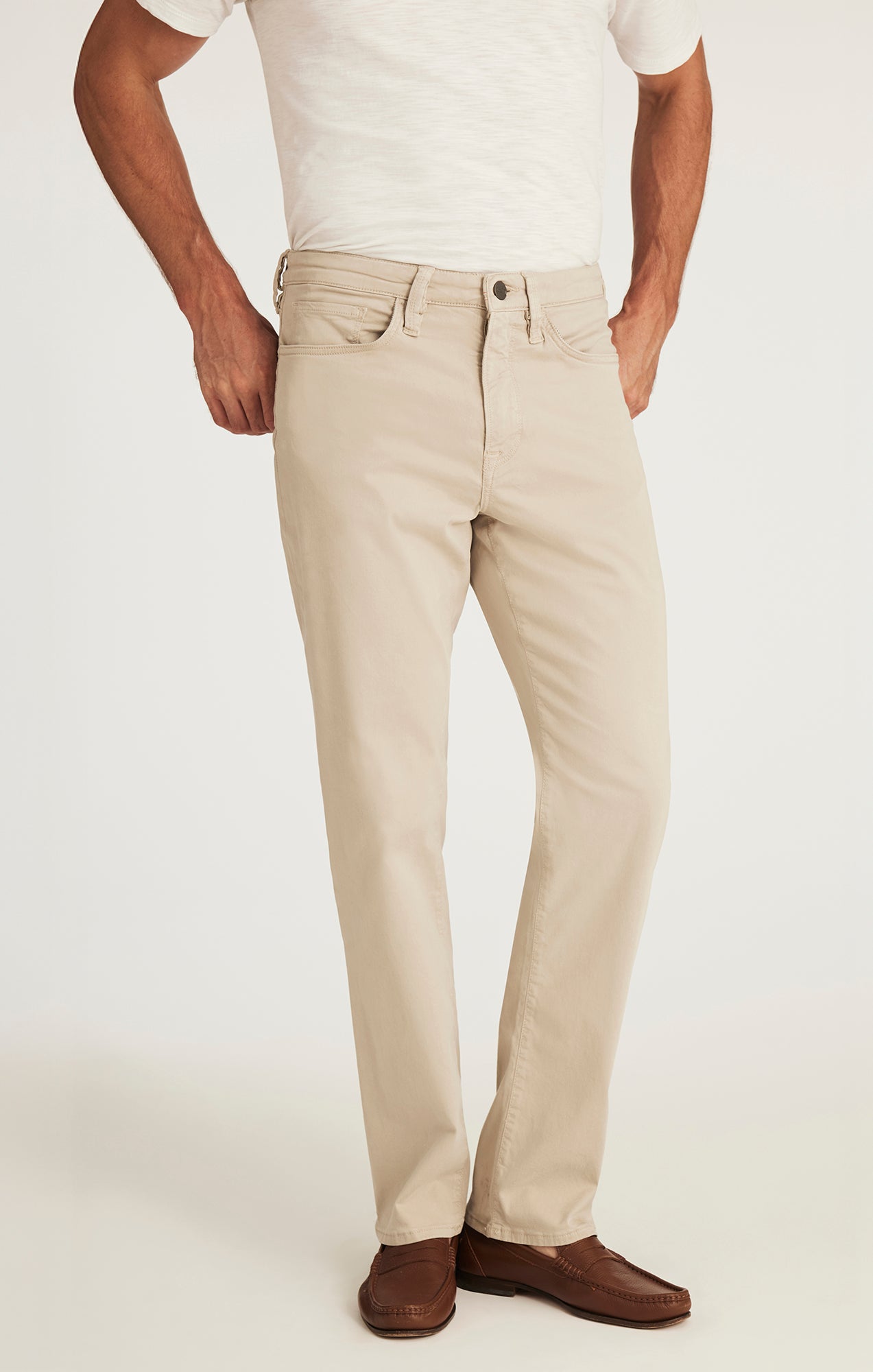 Charisma Relaxed Straight Leg Pants in Dawn Twill