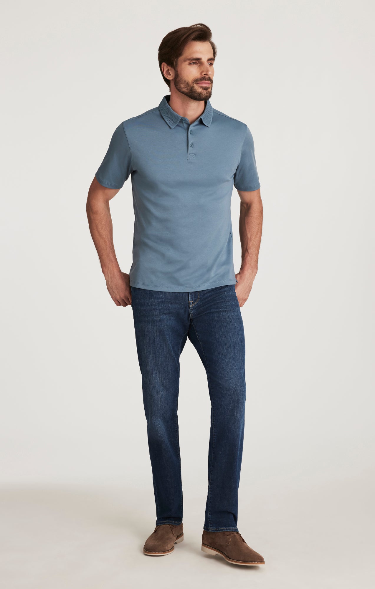 Charisma Relaxed Straight Leg Jeans In Dark Soft