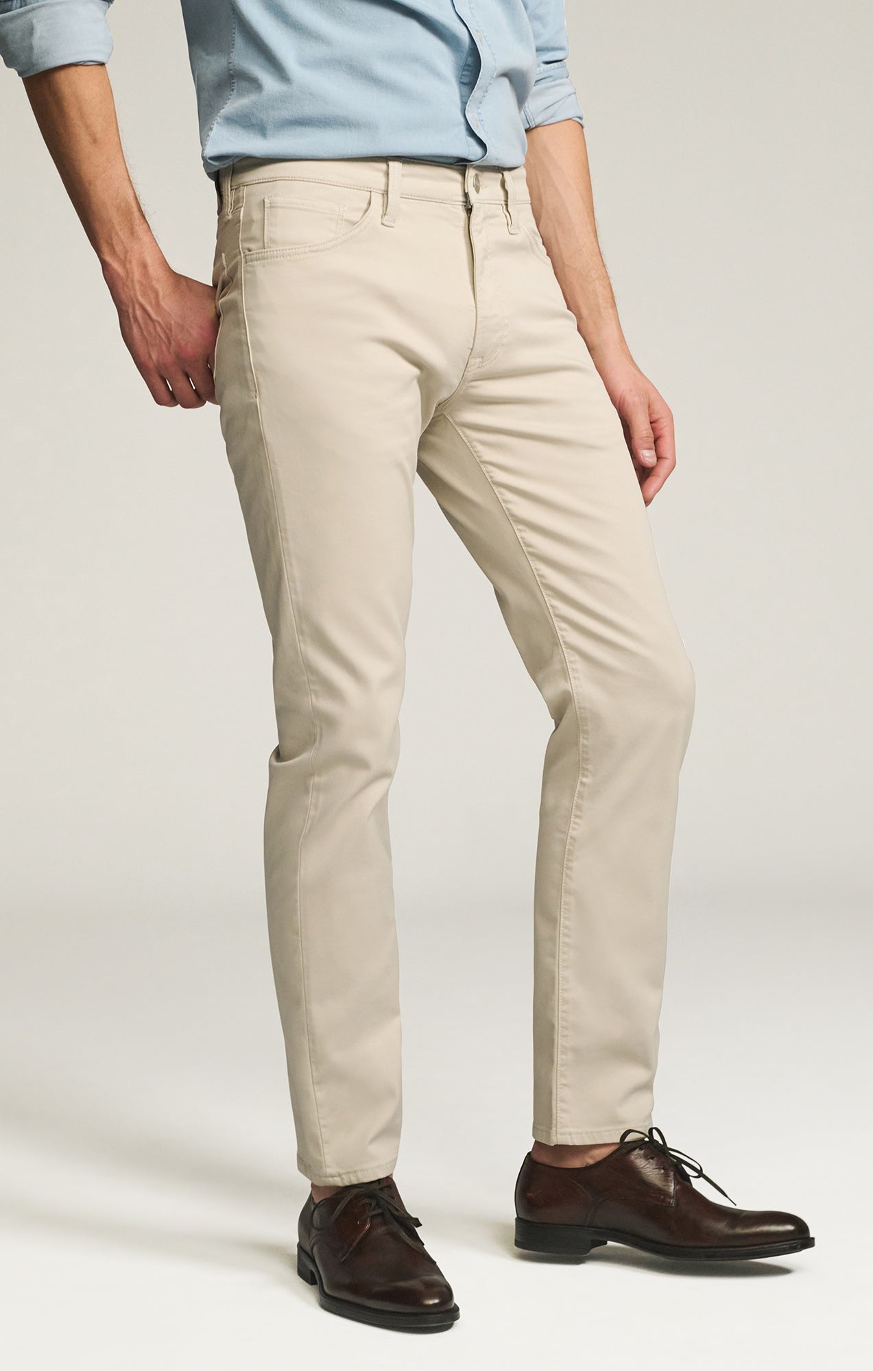 Courage Straight Leg Pants in Tan Coolmax