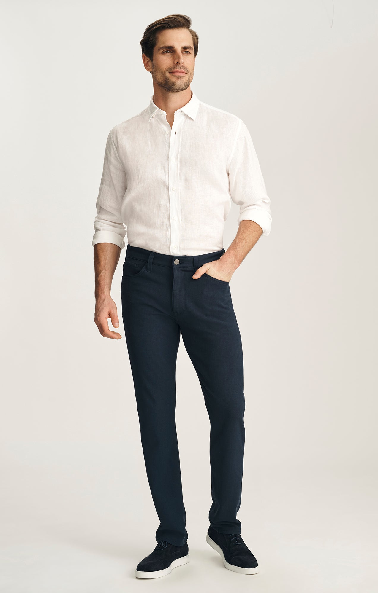 Linen Shirt In White