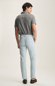 Verona Straight Leg Chino Pants In Mist High Flyer