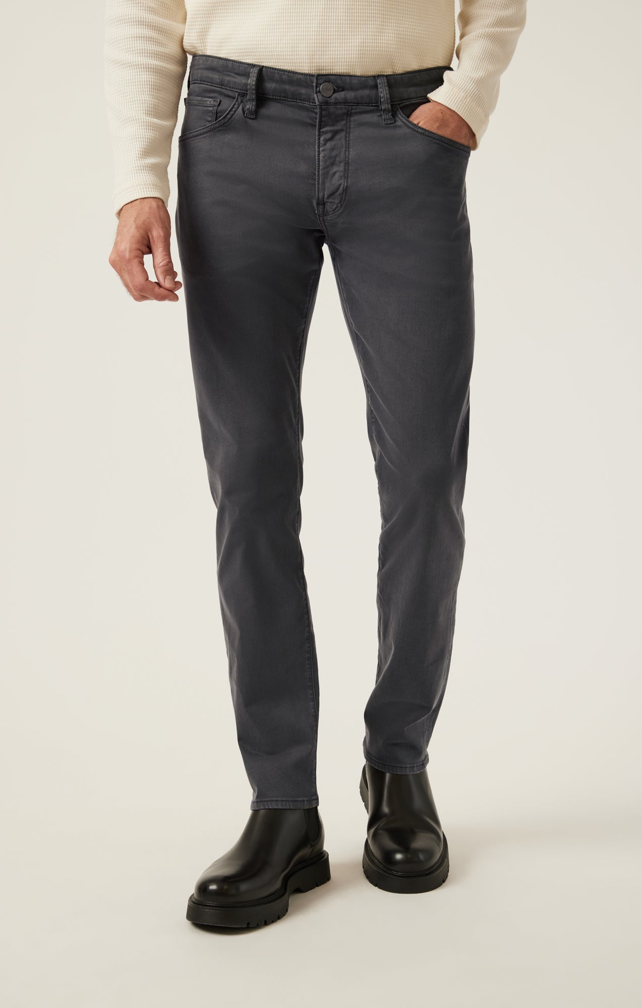 34 Heritage Men's Courage Straight Leg Pants in Ash Twill