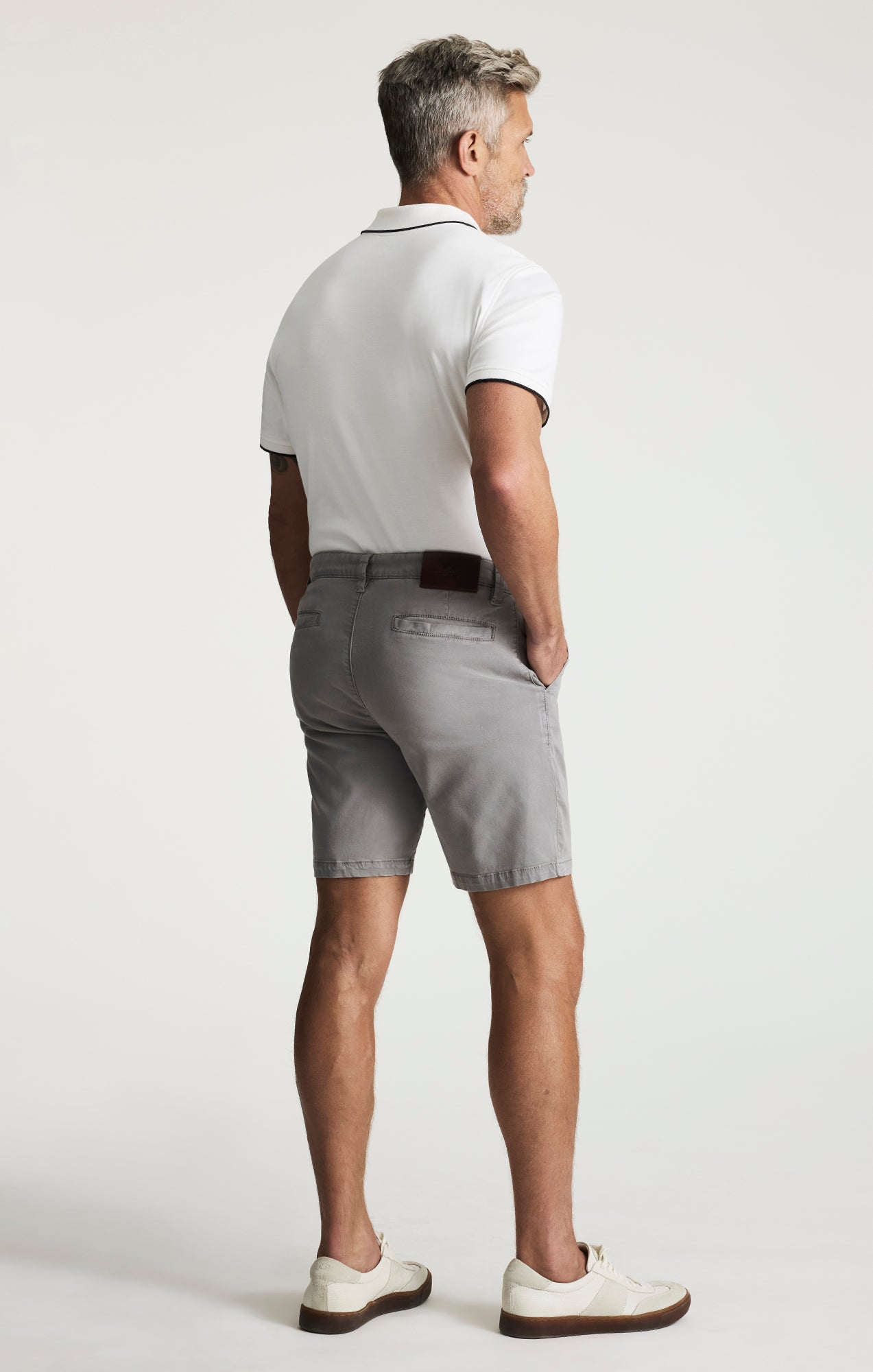 Arizona Slim Shorts In Shark Twill