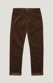 Charisma Relaxed Straight Pants in Brown Cord