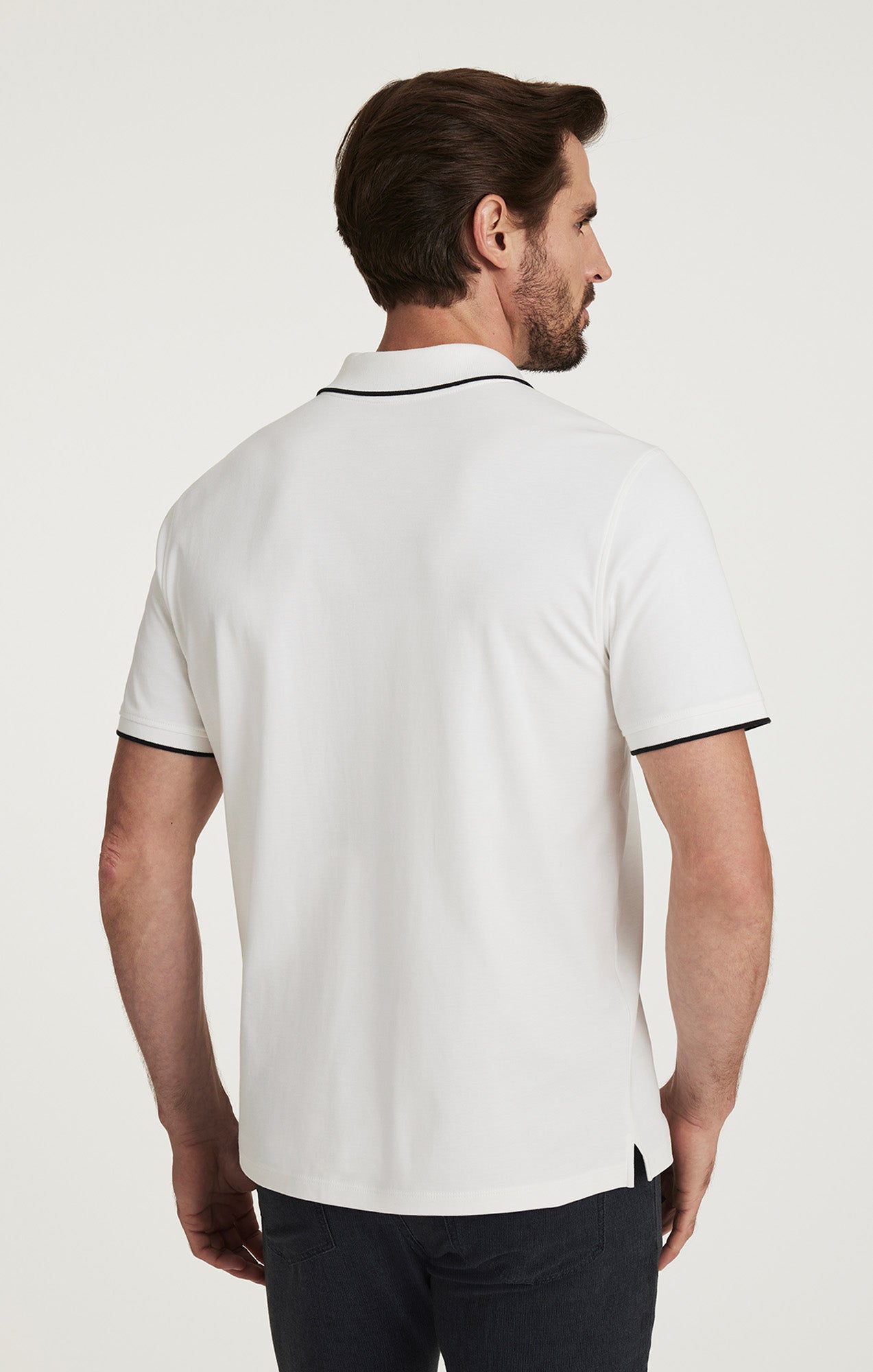 Riviera Polo Shirt in White