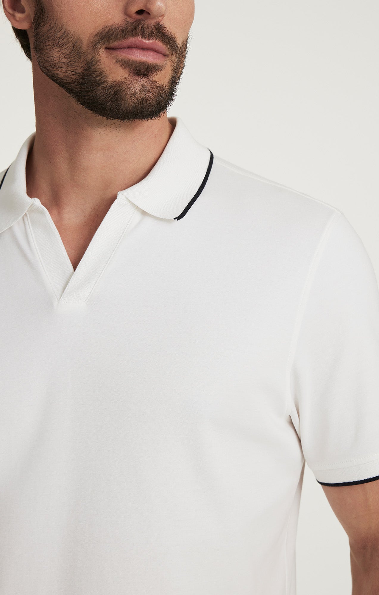 Riviera Polo Shirt in White