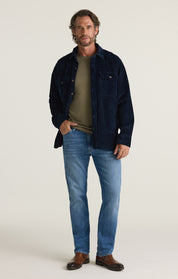 Courage Straight Leg Jeans in Light Brushed Aerodenim