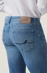 Courage Straight Leg Jeans in Mid Blue Kona