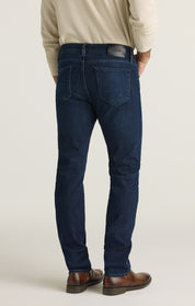 Courage Straight Leg Jeans in Rinse Brushed Aerodenim