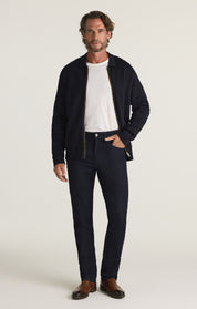 Zip Up Cardigan in Navy