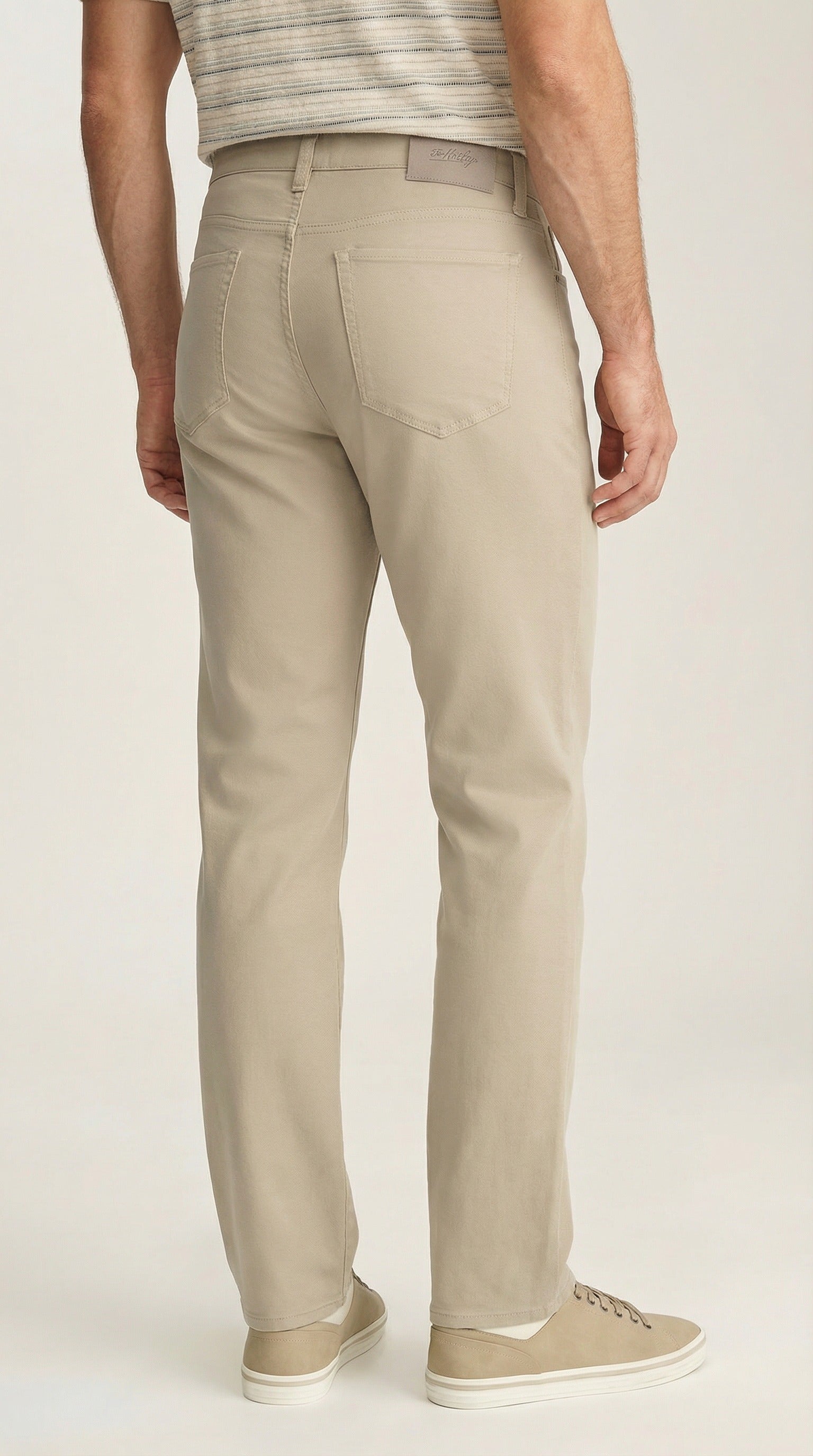 Charisma Relaxed Straight Pants In Cashmere Cloud Luxe