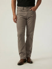 Charisma Relaxed Straight Pants in Taupe Coolmax
