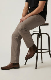 Charisma Relaxed Straight Pants in Taupe Coolmax