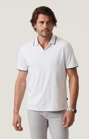 Riviera Polo Shirt in White