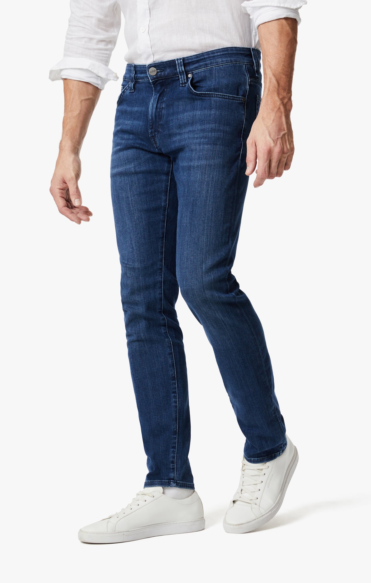 34 Heritage Men's Cool Tapered Leg Jeans in Mid Urban