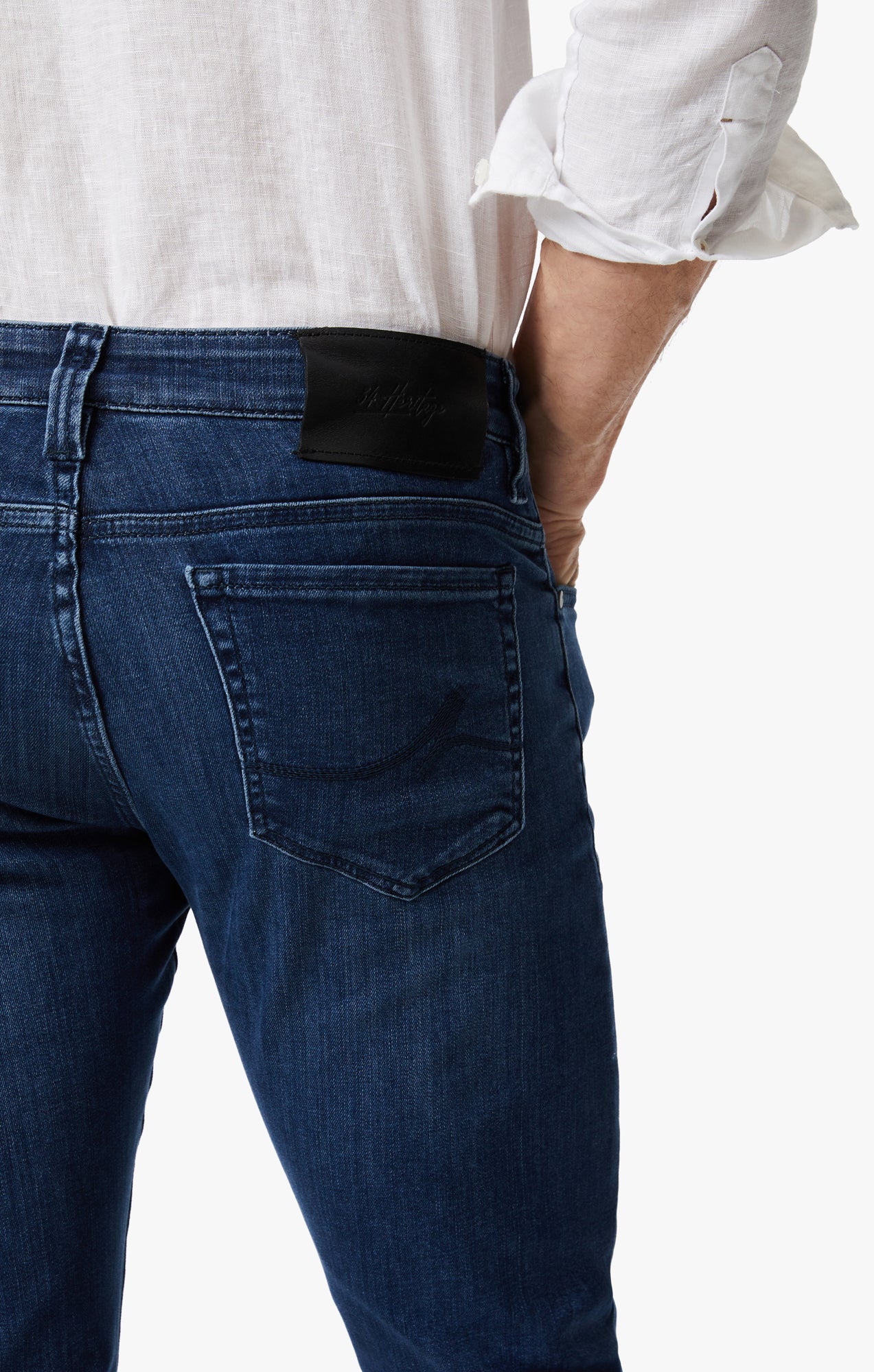 34 Heritage Men's Cool Tapered Leg Jeans in Mid Urban