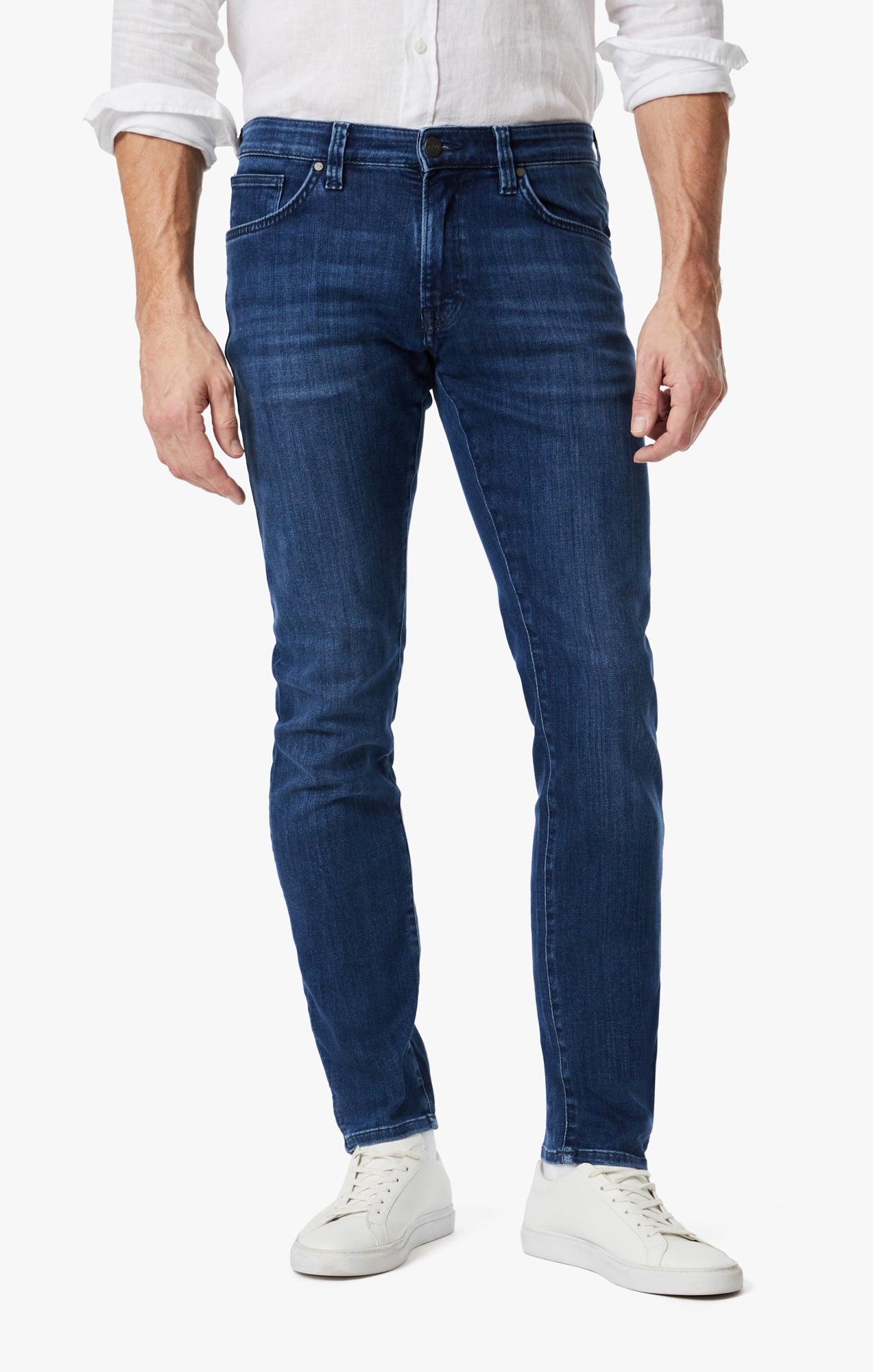 34 Heritage Men's Cool Tapered Leg Jeans in Mid Urban