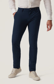 Verona Slim Leg Chino in Navy Commuter Luxe