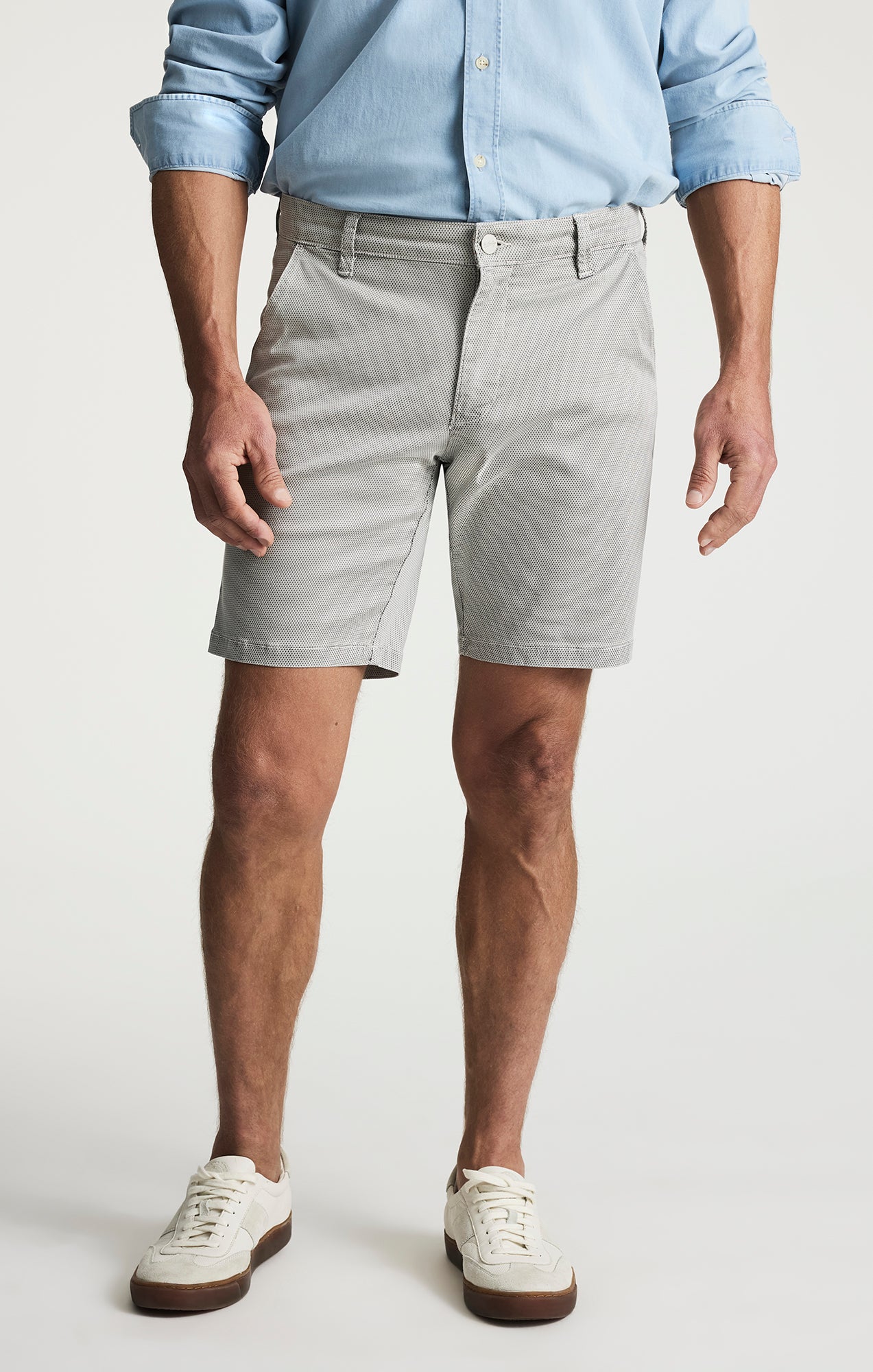 34 Heritage Men's Arizona Slim Shorts In Glacier Tie Print