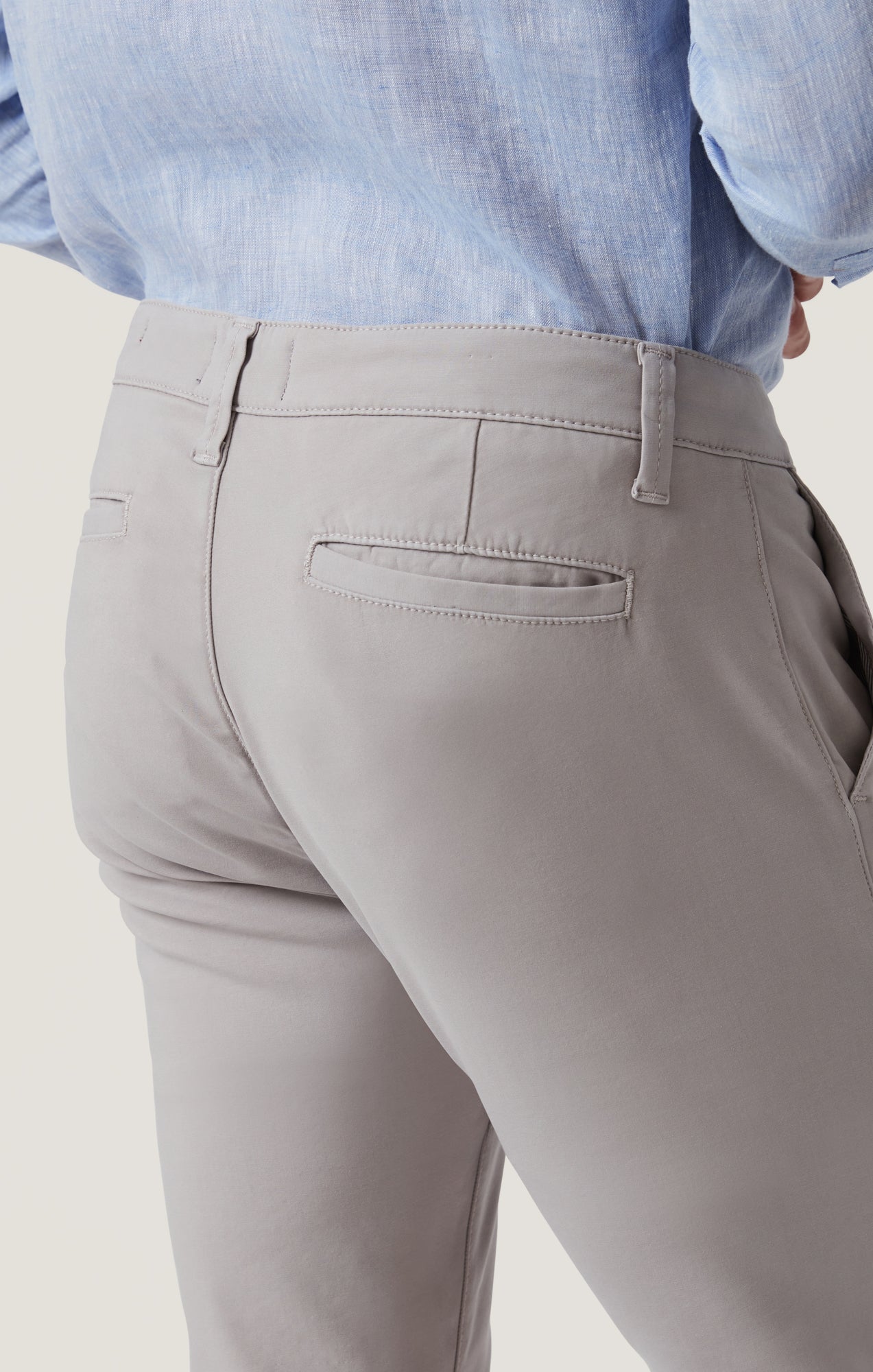 Verona Slim Leg Chino in Grey High Flyer