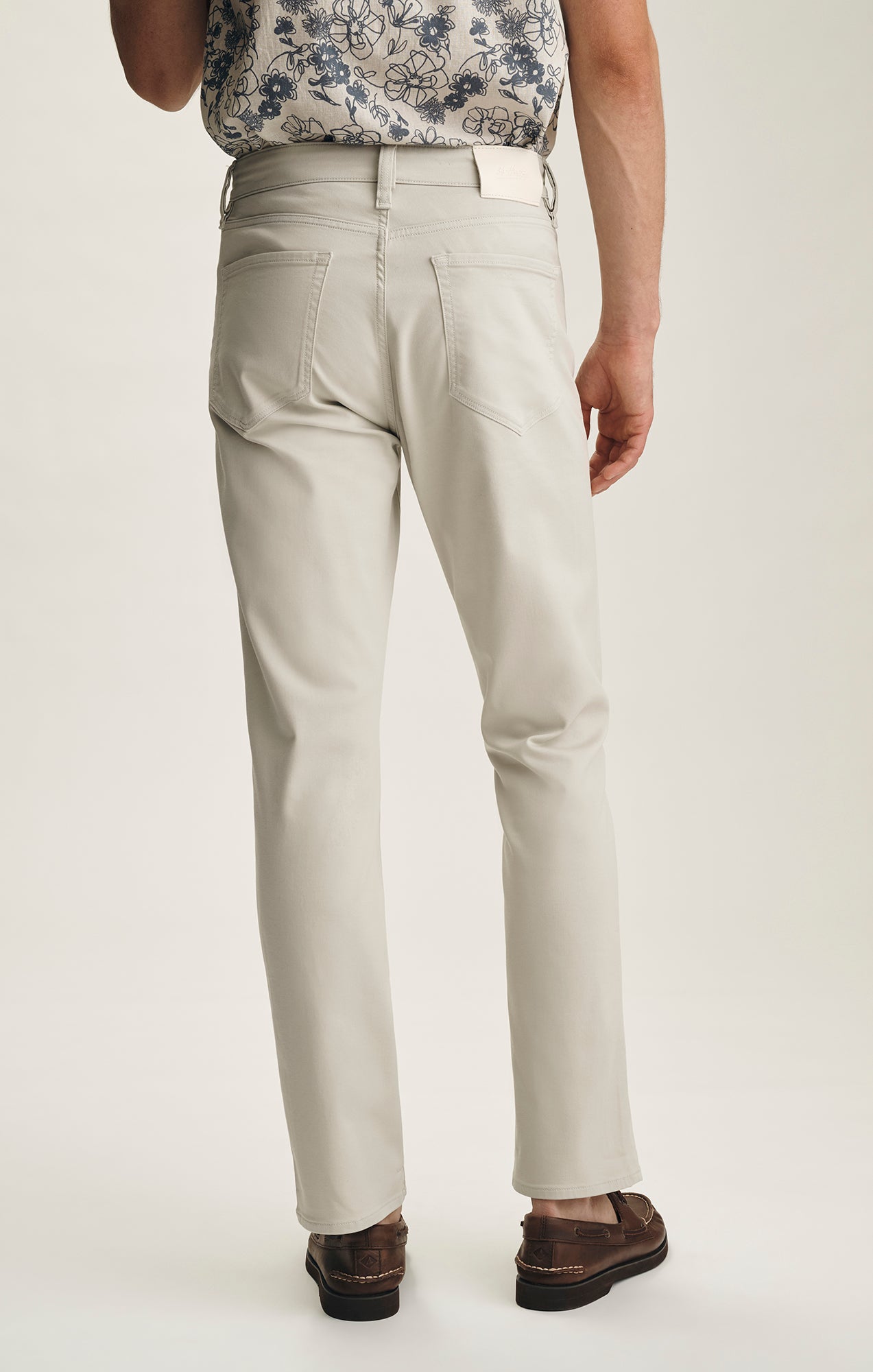 Charisma Relaxed Straight Pants In Bone Coolmax