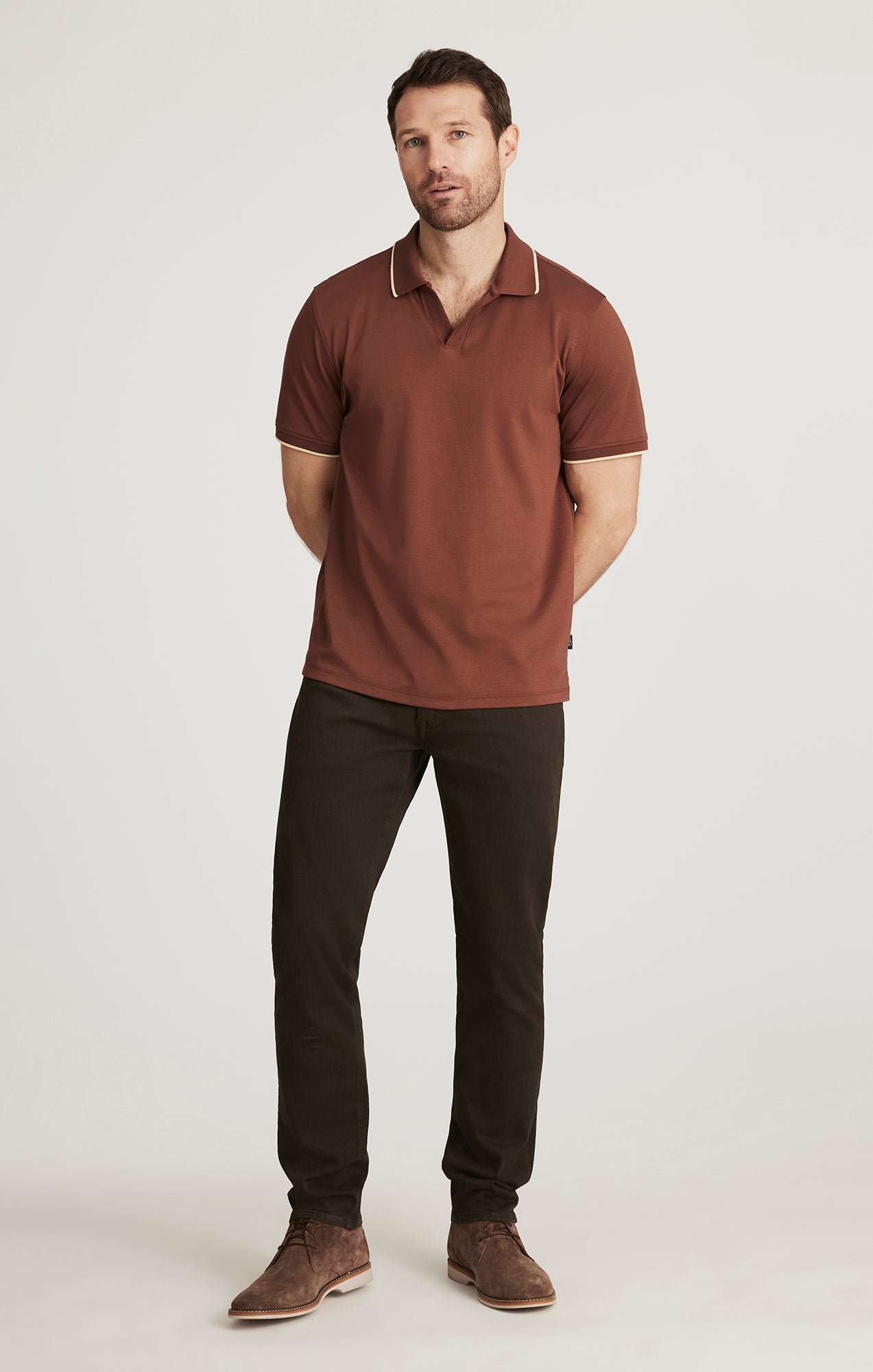 Riviera Polo Shirt in Cappuccino